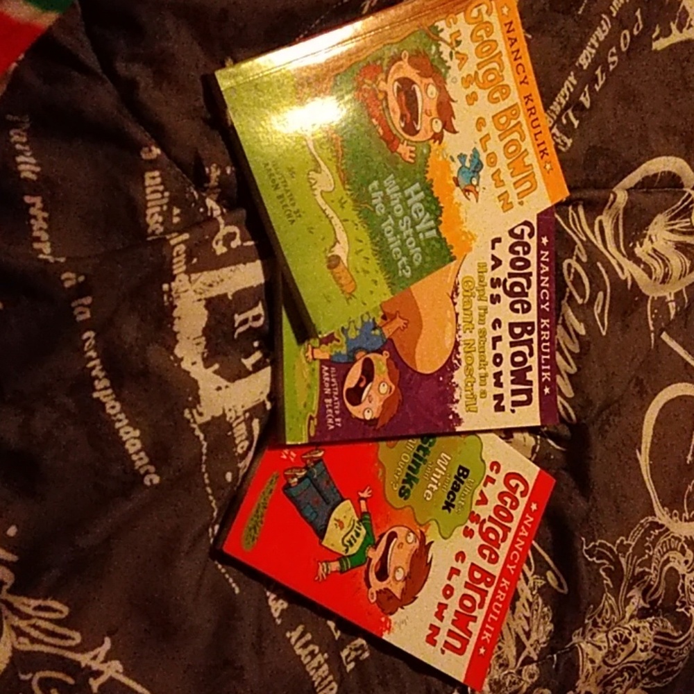 3 pack George brown class clown books